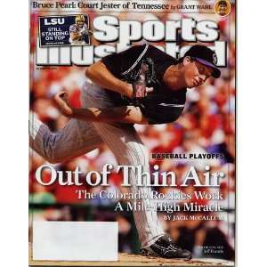  Sports Illustrated October 15, 2007 (107) The Editors of 