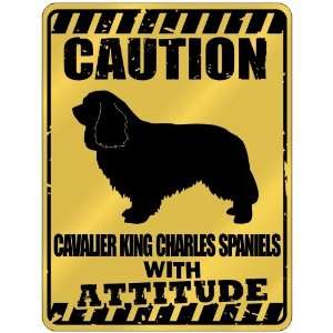 New  Caution  Cavalier King Charles Spaniels With Attitude  Parking 