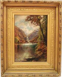 Edmund Darch LEWIS (1835 1910) American oil painting Hudson River 