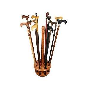  Floor Cane Stand  Rosewood