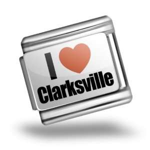  Italian Charms Original I Love Clarksville region Tennessee 