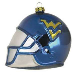  West Virginia Cavaliers Team Glass Helmet Ornament Sports 