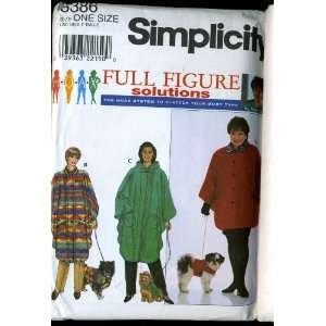   #8386   Womens Cape & Dog Coat   One Size Arts, Crafts & Sewing
