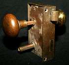 Mortise Lock Two Old Knobs  
