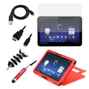  in Stand + LCD Screen Protector + Micro USB Cable + Gold Plated HDMI 