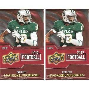   Football Factory Sealed Hobby PACK (2 Pack Lot 6 Cards/Pack) College