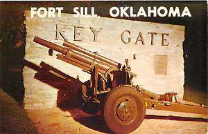 OK FORT SILL KEY GATE ENTRANCE EARLY T56995  