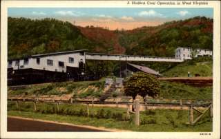 Coal Operation in West Virginia WV   Postcard Published in Bluefield 