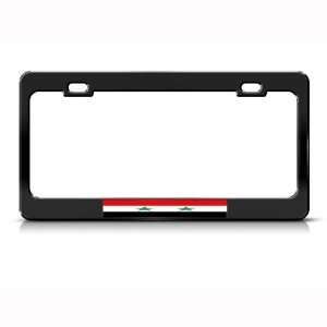 Syria Syrian Flag Country Metal license plate frame Tag Holder