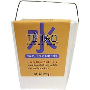 Te Tao Stress Release Bath Salts with Orange Flower & White Tea, 14 oz 