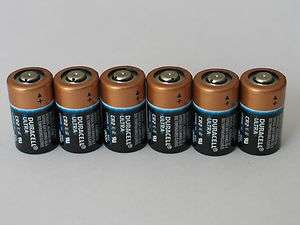 Duracell Ultra CR2 3 volt batteries  
