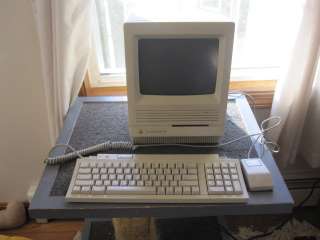 Mac SE 30 Model 5119 8MB RAM, 80MB HD, Ethernet Board, OS 7.5.1  