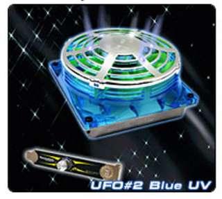 Thermaltake A2218 UFO Blue UV Twin Blade 90mm Fan with 80mm Fan 
