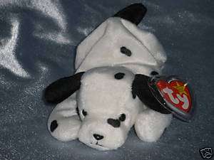 1996 Ty Beanie Baby Dotty Dog Born October 17,1996  