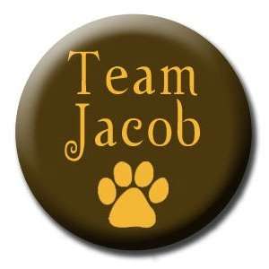  TEAM JACOB BLACK Pinback Button 1.25 Pin / Badge Twilight 