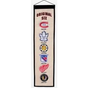 NHL Hockey Original Six Heritage Banner Sports 