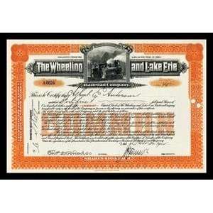   18 stock. Wheeling and Lake Erie Railroad Company