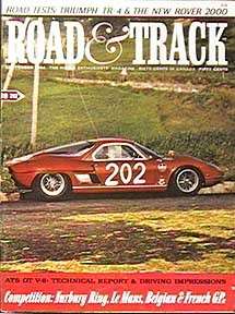 Road&Track 9/64 Triumph TR 4, Rover 2000, ATS GT V 8+  