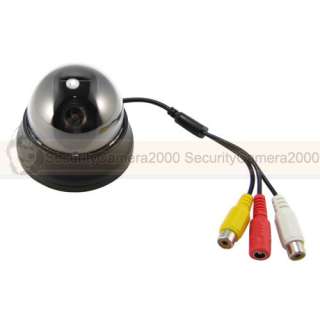 Mini Dome Video Audio CCTV Security Camera 6mm Lens  