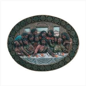  LAST SUPPER OVAL PLAQUE