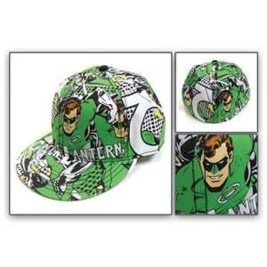  DC Comics Green Lantern Hal Jordan Print Flat Bill Cap 
