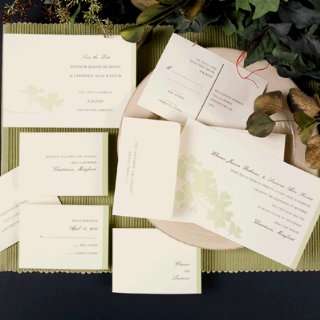  Chloe B. Personalized Wedding Invitations Keen on Green 25 