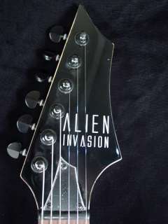 NEW Area 51 Alien Electric Guitar   Solid Mahogany RARE  