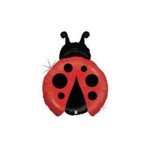  27 Holograhic Little Ladybug Balloon   Mylar Balloon Foil 