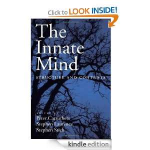 The Innate Mind Structure and Contents Peter Carruthers, Stephen 