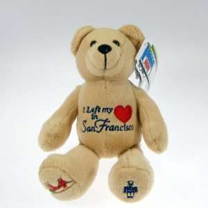 I Left my Heart in San Francisco Teddy Bear Plush Stuffed 