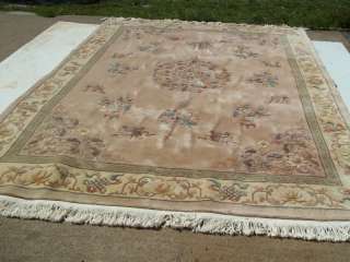 12 Hand Knotted wool rug made in China/ very plush  