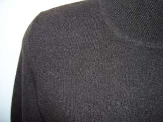   half sleeve main color brown material 100 % 2 ply cashmere size m