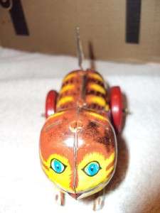 Old LineMar Toy Pull Tail an Cat Rolls Tiger Line Mar  