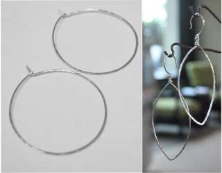 Lot of 2   Sterling Silver Hoops for one great price  