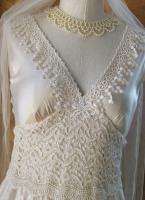 Wedding Gown by Gowns on Demand Blush/IV trim SZ SM bridal gown 
