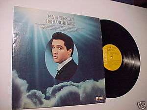 Elvis Presley LP RCA # ANL1 1319 His Hand In Mine  