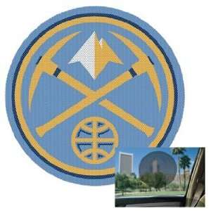    NBA Denver Nuggets Decal   Perforated *SALE*