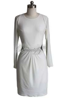   Sleeves Spandex Evening Cocktail Mini Prom Gown Party Womens Dress