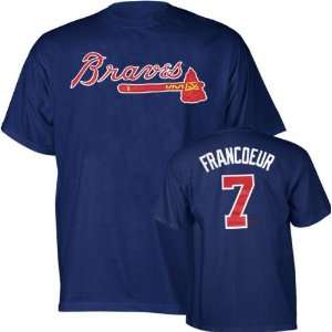  Atlanta Braves Jeff Francoeur Womens Player Name and Number T 