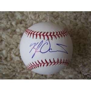 Kyle Davies Braves Signed Ml Baseball   Autographed Baseballs
