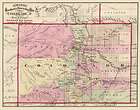 STATE OF COLORADO (CO) BY GEORGE F. CRAM 1875 MAP