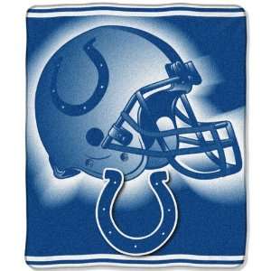  Indianapolis Colts 50x60 Tonal Raschel Throw Sports 