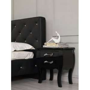    Modern Furniture  VIG  Monte Carlo Black Nightstand