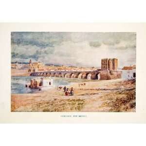   Guadalquivir River Roman Archway   Original Color Print Home