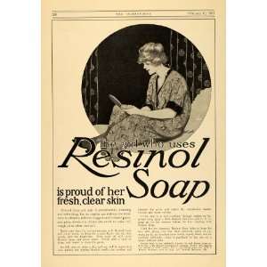  1917 Ad WWI Resinol Soap & Shampoo Clear Skin & Hair 