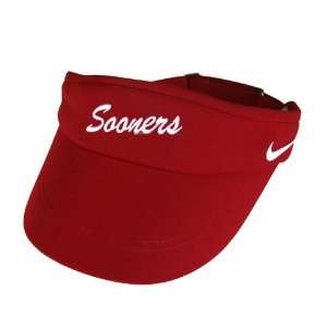  Oklahoma Sooners Cardinal Official Coaches Visor by Nike 