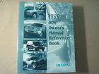   RODEO TROOPER OASIS HOMBRE AMIGO VEHICROSS OWNERS MANUAL REF BOOK
