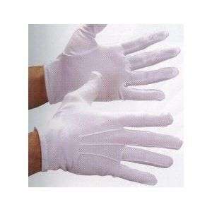 White Stitched Cotton Military Dress Gloves  