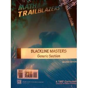  Math Trailblazers Grade 3 Unit Resource Guide Blackline Masters 