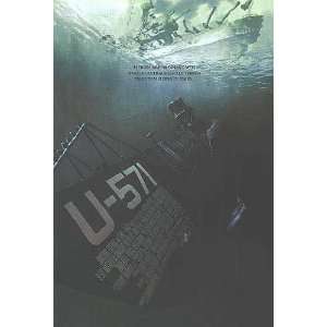  U 571 Movie Poster Double Sided Original 27x40 Office 